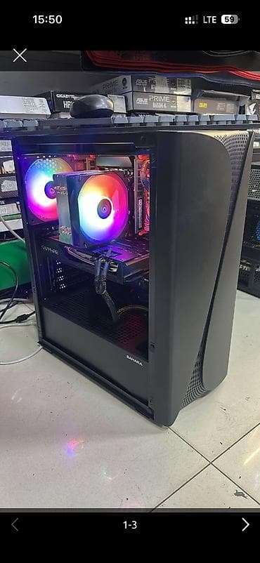 televizor 8k: Компьютер, ядер - 16, ОЗУ 16 ГБ, Игровой, Б/у, Intel Xeon, AMD Radeon RX 5700 XT, SSD — 1
