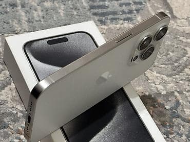 айфон 6s plus: IPhone 15 Pro, Б/у, 256 ГБ, White Titanium, Коробка, 88 % — 3