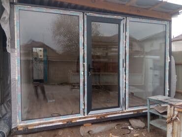 детская кроватка с ящиком: Алюминиевое окно на заказ, Тип окна: Стандартные, Декоративные особенности: Декоративный переплет, Бесплатная установка, Без рассрочки — 11