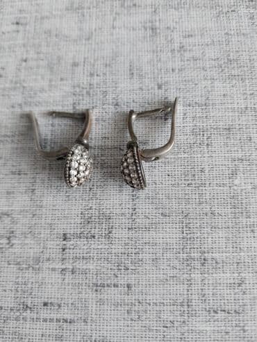 бу серебро: Серьги серебрянные с позолотой и с английским прочным замком, в — 4