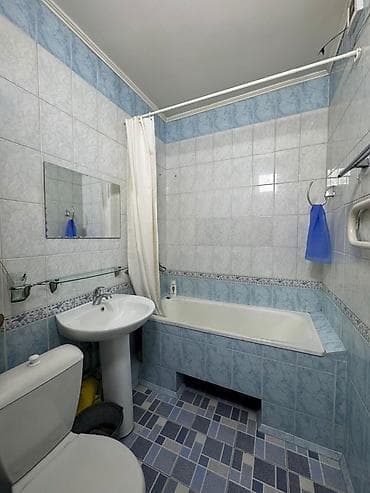 токмок сто: 1 бөлмө, 42 м², Жеке план, 7 кабат, Евроремонт — 7