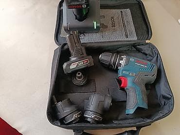 офсетная: Набор Bosch Professional 12 дрель-шуруповерт с насадками — 3