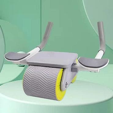 роликовые коньки: Ролик для пресса с упорами для коленей и двойной ручкой - Тренажер — 2