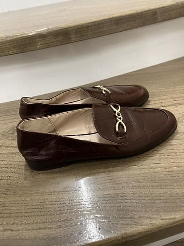 Жеке буюмдар: Zara лоферы из натуральный кожи, Супер удобные и мягкие. Два раза — 4