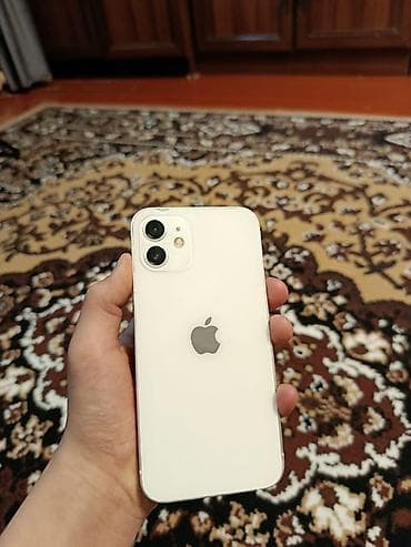 j5 pro: IPhone 12, Б/у, 256 ГБ, Белый, Чехол, 100 % — 2