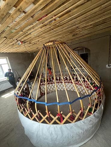 Боз үй: Юрта (каркас и комплектующие) - Традиционный разборный каркас из — 6