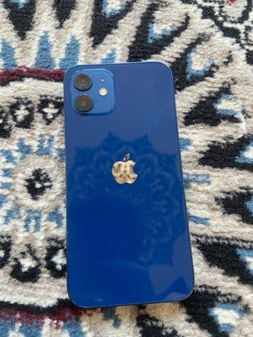 айпат мини 5: IPhone 12, Колдонулган, 128 ГБ, Көгүлтүр, Каптама, 76 % — 3