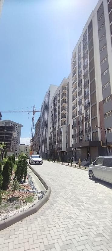 Квартиры: 1 комната, 45 м², Асанбай мкр Элитка, 6 этаж, ПСО (под самоотделку) — 9
