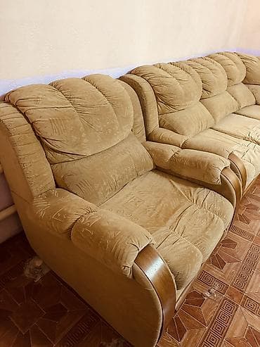 Диваны: Угловой диван, C подушками — 2