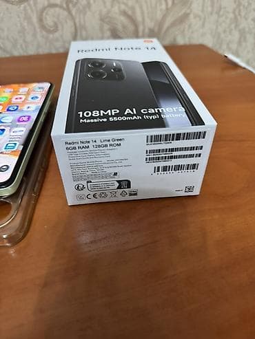 blackview bv2000: Redmi, Redmi Note 14, 128 ГБ, цвет - Зеленый — 4
