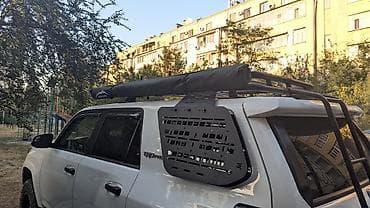 Транспорт: Корзина На рейлинги TRD, Сталь, Б/у — 1