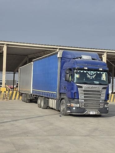 Сүйрөгүч, Scania, 2013 г., Тенттелген — 2