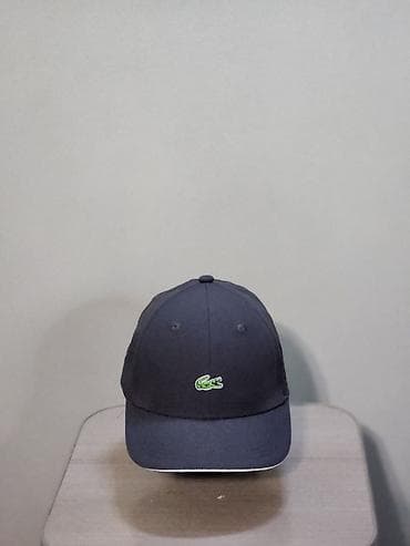 шапка lacoste: Кепка, Бейсболка, Козырек: Изогнутый, С вышивкой — 1