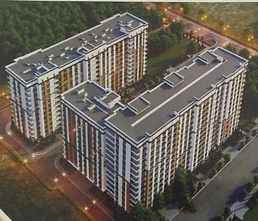 Квартиры: 1 комната, 45 м², 2 этаж, ПСО (под самоотделку) — 1