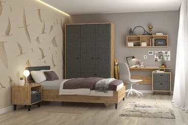 шыфонеры: Грэйс Шкаф SZF3D2S, дуб наварра/графит, БРВ Брест Большой — 5