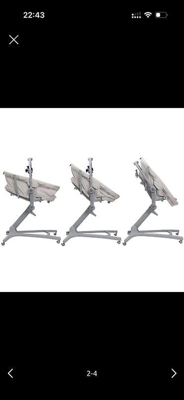 Детский комод: Многофункциональная детская люлька-качалка 3-в-1 на стойке - Формат — 2