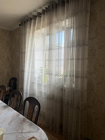string art: Тюль на люверсах, полупрозрачная - Цвет: молочно-белый. - Дизайн — 3