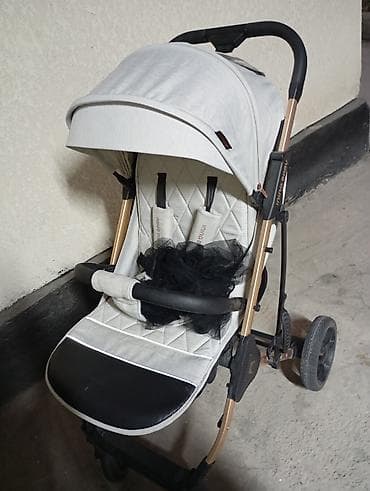 easy walker: Коляска, Другой бренд, цвет - Серебристый, Б/у, Самовывоз, Платная доставка — 1