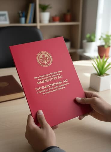 дом в г кант: 450 соток, Для строительства, Красная книга, Договор дарения, Генеральная доверенность — 1