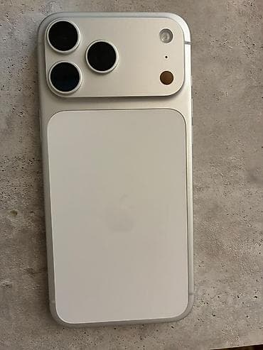 IPhone 17 Pro Max, Новый, 256 ГБ, Серебристый, Защитное стекло, Коробка, 100 %