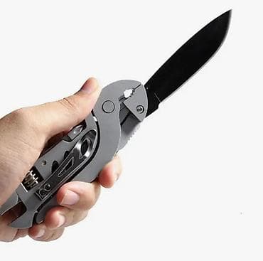 Мультитул 5в1 с разводным ключом, размер упаковки: 4 x 1.7 x 13 см