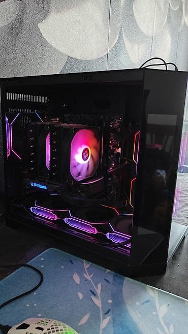 Игровой/рабочий ПК с RGB‑подсветкой и стеклянным корпусом Основные