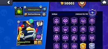 15 pro ma: Игровой аккаунт Brawl Stars - Трофеи: 50 003 - Бойцы: открыто 102 из — 1