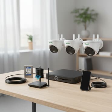 📹 3 IP-КАМЕРЫ + УСТАНОВКА 💰 18 500 с 🎯 Регистратор 4 порта 📸 Качество