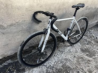 Шоссейные велосипеды: Фикс-байк (single speed) с дорожным рулём - Рама и вилка: стальные — 3