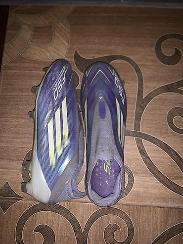 Футбольные бутсы без шнурков Adidas X Speedflow+ (линейка F50). Размер — 1