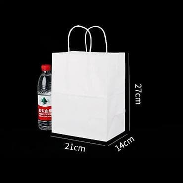 белые пакеты: Бумажный Пакет, Новый — 3