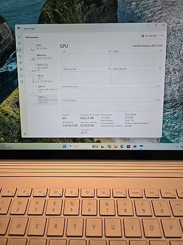 surface: Ноутбук, Microsoft Surface, 16 ГБ ОЗУ, Intel Core i7, 13.5 ", Б/у, Для работы, учебы, память SSD — 5
