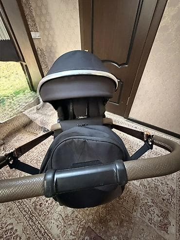 детские коляски yoyo: Коляска, Babyzen yoyo, цвет - Черный, Б/у — 2