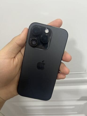 а 33 телефон: IPhone 14 Pro, Б/у, 128 ГБ, Desert Titanium, Защитное стекло, 86 % — 2