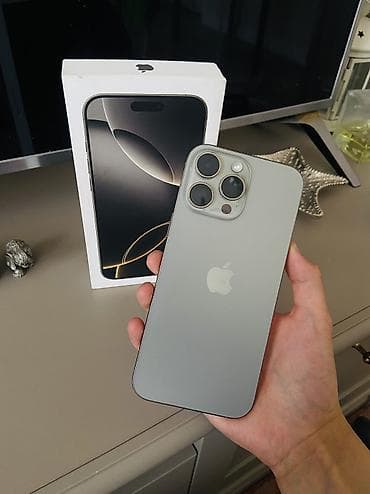 ipod touch: IPhone 16 Pro Max, Б/у, 256 ГБ, Natural Titanium, Чехол, Коробка, 100 % — 5