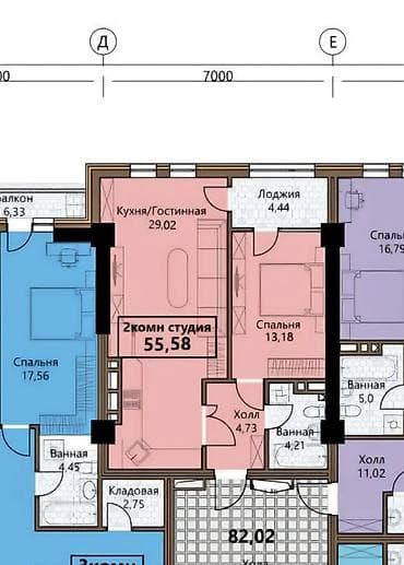 pro group: 🔥📢Продаю 2 к.кв студию 56м2 в ЖК Elif Garden, СК Памир Строй 📍Байтик — 1