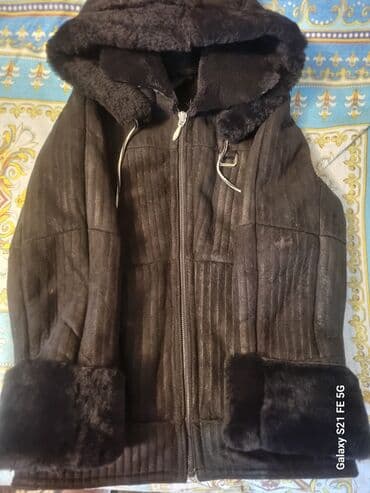 песец шапка: Дублёнка детская с капюшоном на 6-7 лет - Материал: натуральная — 4