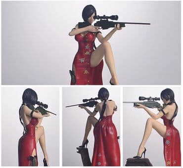 стоимость фарфоровых статуэток: Фигурка «Эйда Вонг – Охотница на зомби 006» (Ada Wong), по мотивам — 1