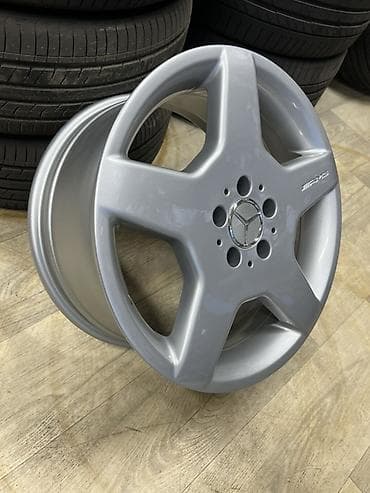 66: Литые Диски R 18 AMG, Комплект, отверстий - 5, Б/у — 3
