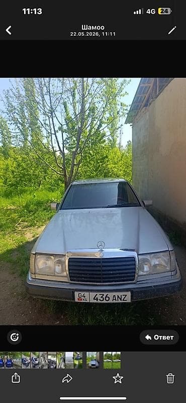 Mercedes-Benz W124: 1990 г., 2.3 л, Механика, Бензин, Седан