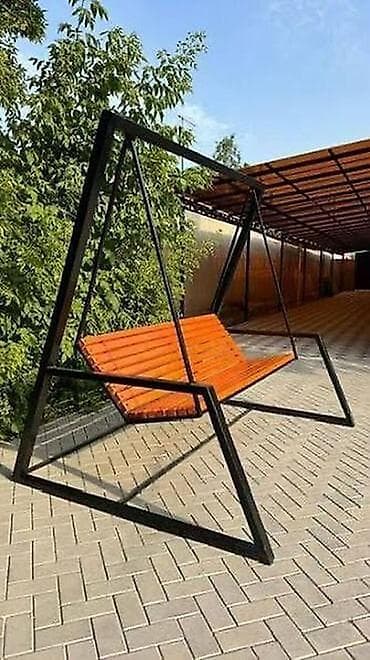 качели: Детские качели, Подвесные Для улицы, Дерево — 7