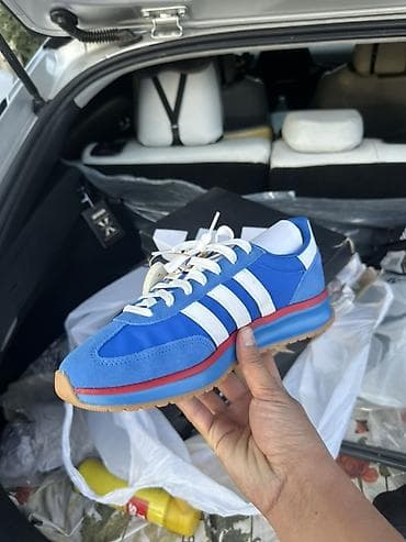 Мужские кроссовки, 41, Adidas, Новый, цвет - Синий, Платная доставка — 2