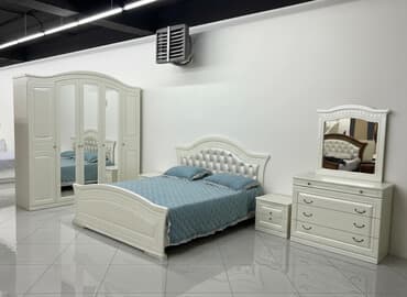 спальный гарнитур в табылга: Спальный гарнитур, ДСП, цвет - Белый — 1