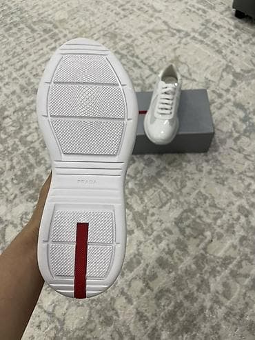 кросовки волейболные: Мужские кроссовки, 43, Prada, Новый, цвет - Белый, Самовывоз — 4