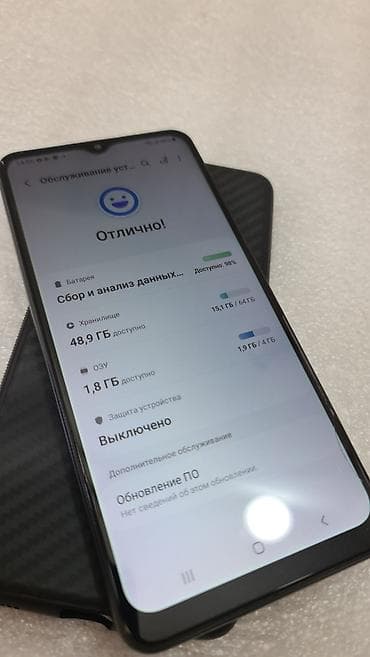 samsung a12: Samsung Galaxy A12, Б/у, 64 ГБ, цвет - Черный, 2 SIM — 6