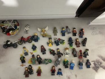 Оюнчуктар: Lego 8 фигурок оригинальных 36 не ориг Аксессуары для фигурок И в — 1
