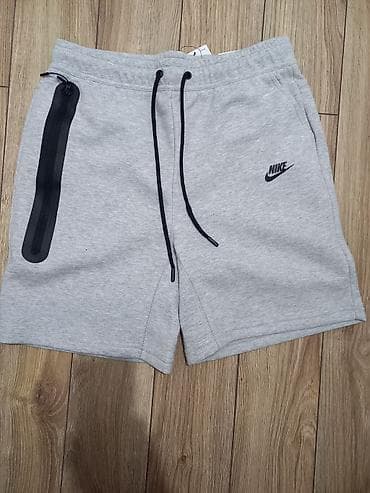 nike tech: Мужские шорты, L, Nike, Новый, цвет - Серый, Самовывоз, Бесплатная доставка — 1