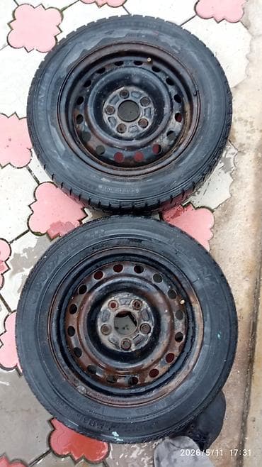 донголок 195 70 15 с: Колеса в сборе 195 / 65 / R 15, Зима, Пара, Железные — 1