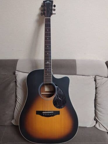 купить комуз бишкек: Акустическая гитара Kepma - Бренд: Kepma (логотип на голове грифа) - — 3