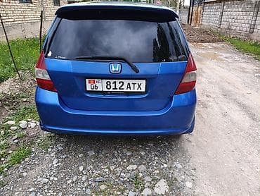 гибрид машины: Honda Fit (первое поколение), хэтчбек 5 дв., синий цвет кузова — 6